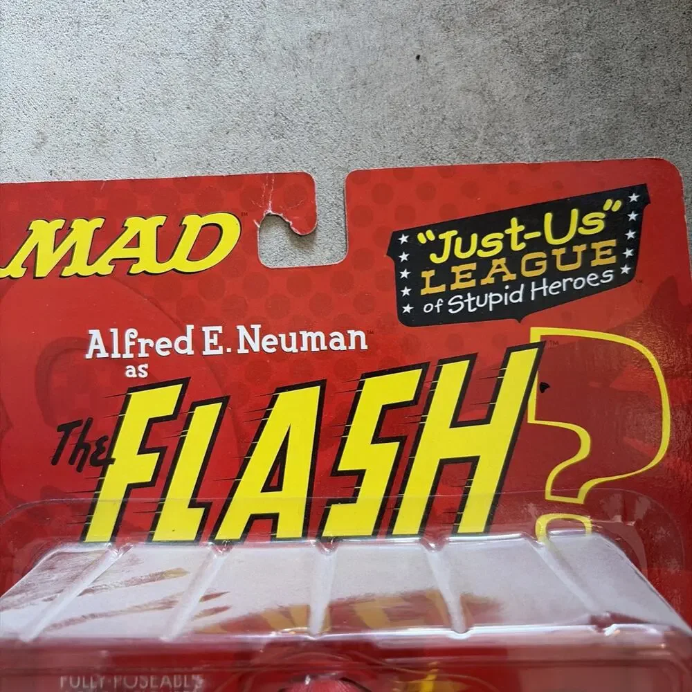Mad Magazine “Just Us” THE FLASH Action Figure DC Direct Alfred E Neuman NEW